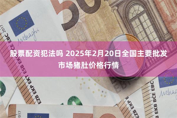 股票配资犯法吗 2025年2月20日全国主要批发市场猪肚价格行情